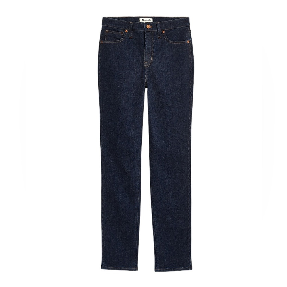 Madewell Stovepipe Straight Jeans in Rinse Wash